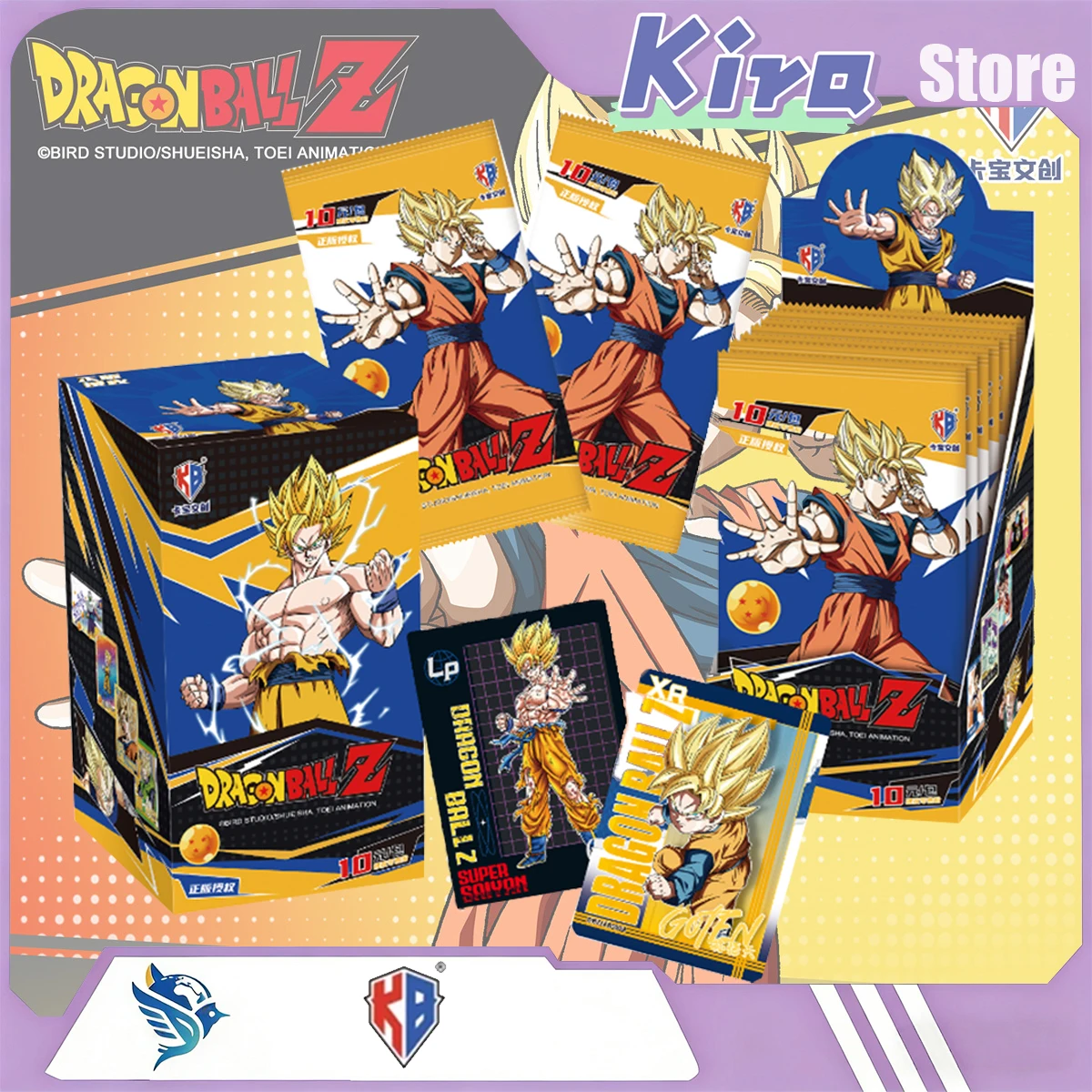 

Kabao Dragon Ball Z Polaroid Part One Collection Cards Designer Toys Surprise Boys Holiday Gift Anime Peripheral Toys Cards