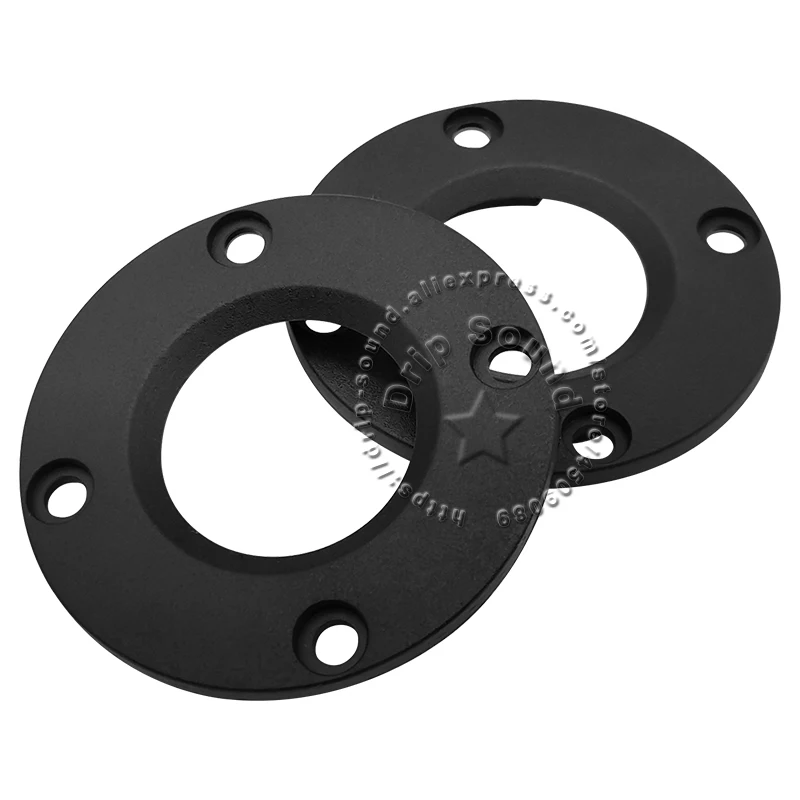 2 "بوصة المتكلم مكبر الصوت غطاء لوحة الزخرفية دائرة المتكلم لوحة ثابتة OD52mm 25 مللي متر حفرة 19 الأساسية ثلاثة أضعاف