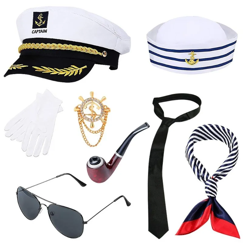 

Halloween Attendant Costume Makeup Ball Holiday Party Role-playing Set Pilot Role-playing