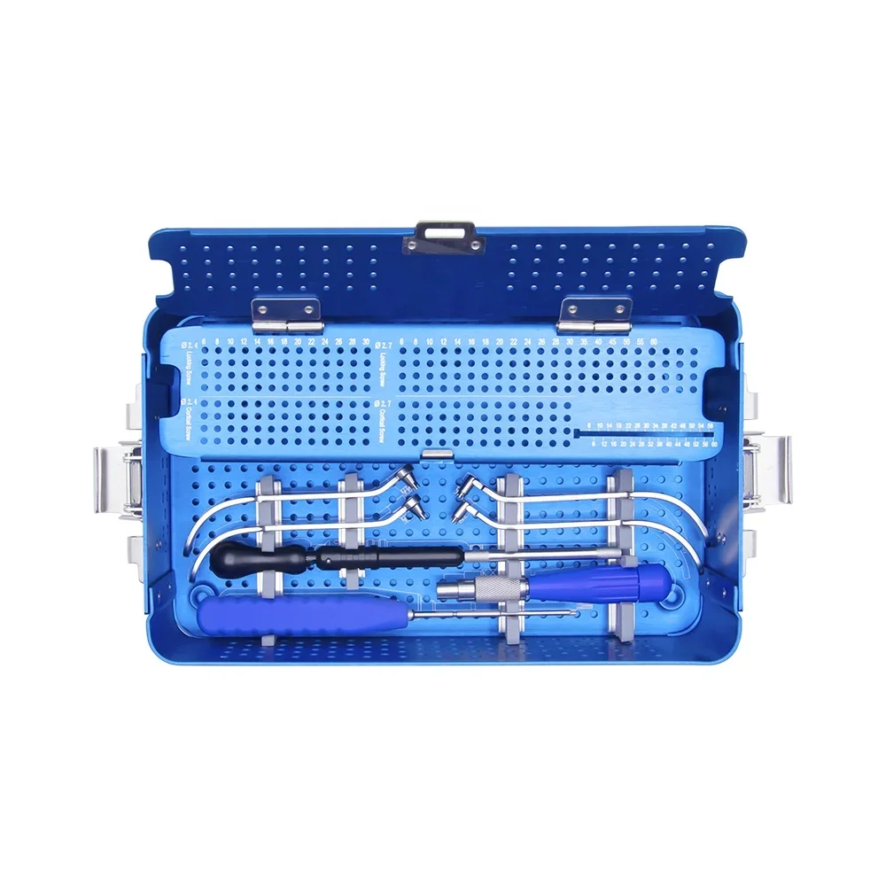 China Factory Orthopedics Surgicals 2.4/2.7 Multi-axial Locking Plates  Instrument Set  set