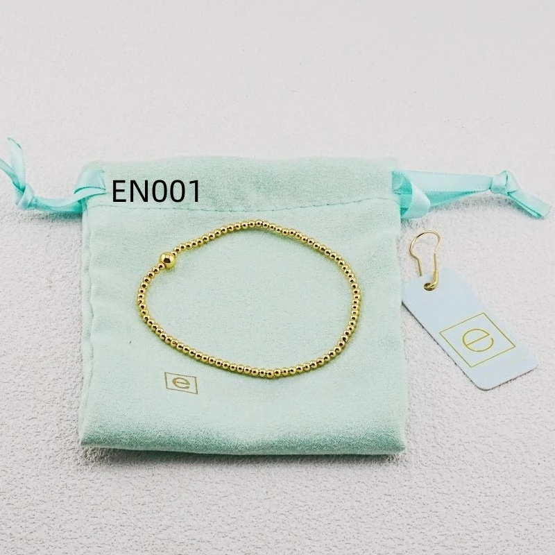 

VKVVA Fashion Jewelry Classic Gold-plated 2mm Bead Bracelet for Women Birthday Gifts