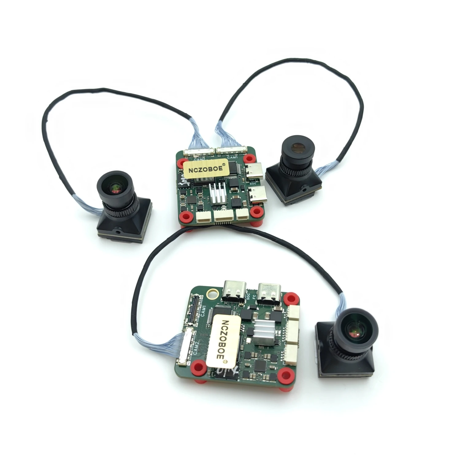 NCZOBOE AI guided drone AI+ BetaFlight Control module with camera suitable for FPV traversal aircraft