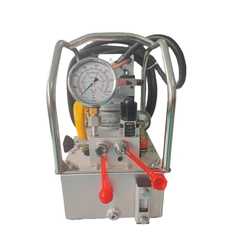 Hot selling product-Air pump CE ISO Anti-Corrosion Hydraulic pneumatic Wrench pumps Three Stage Flow Pump other hydraulic tool