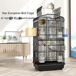 Hut Feeder Nest Bird Cage Parrot Carrier Breeding Villa Home Bird Cage Pigeon Luxury Oiseaux Accessoires Pet Products