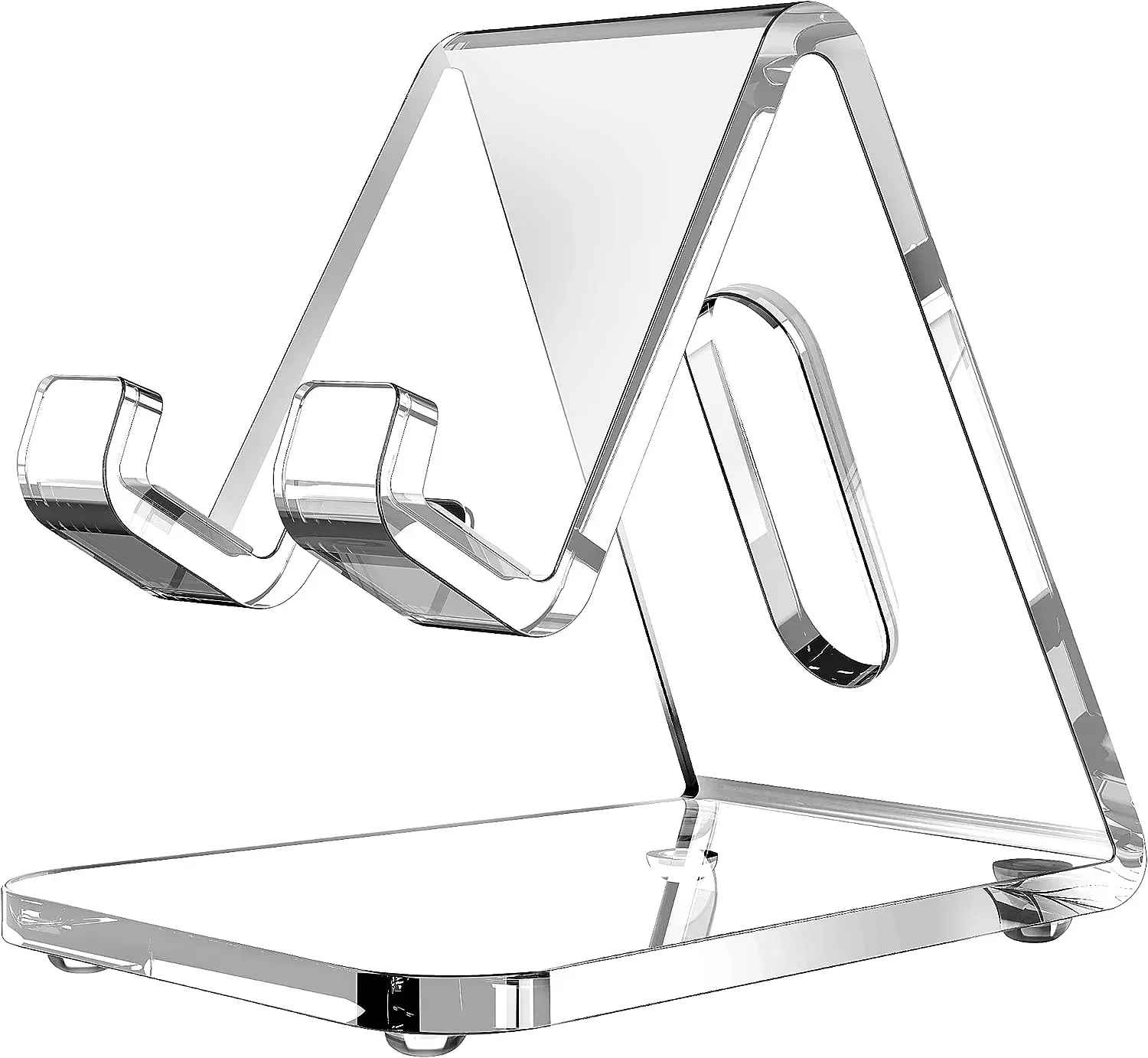 

Universal Transparent Mobile Phone Holder Simple Lazy Desktop Tablet Bracket Counter For All Smartphones IPad