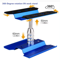 360 Degree Rotating RC Car Repair Station Tool Lifting Work Stand Mounting Platform for 1/10 1/8 Buggy Crawler Car