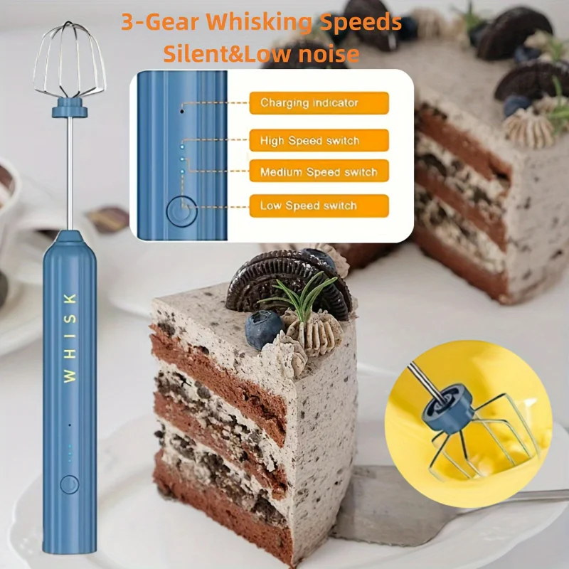 Montalatte portatile da 2000 W: crea deliziosi frappes, latte e matcha con facilità!