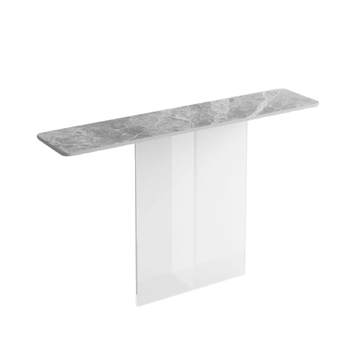 #Acrylic Rectangular Entrance Cabinet Table Stone Slab New Chinese Style Wall-facing Simple Modern Design for Living Room Light