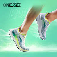 Onemix New Men Marathon Running Shoes for Women Breathable Lightweight Sneakers Lace Up Athletic Shoes Comfortable Light Soft