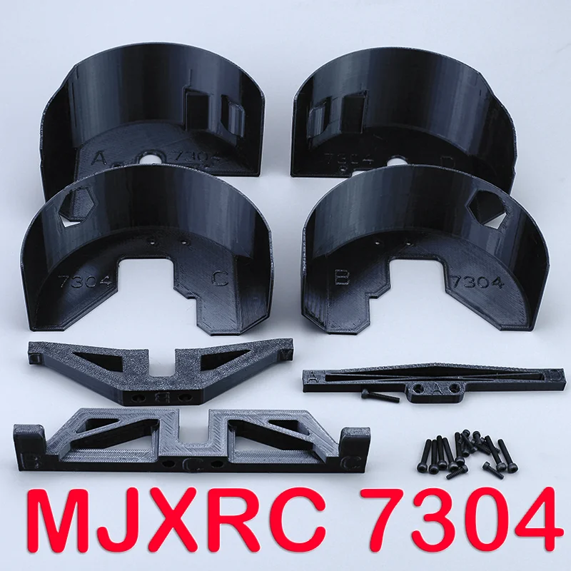 1/7 MJXRC 7304 Front&Rear Fenders Wing Wheel Arch for 1/7 Hyper Go MJXRC 7304 POLO RC Cars Truck