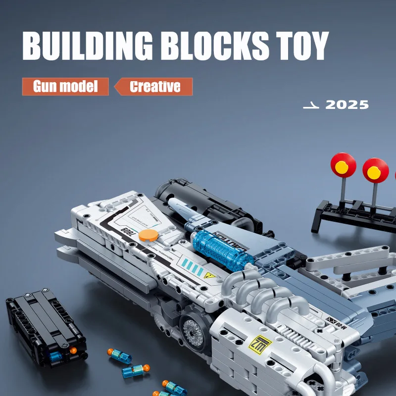 العسكرية لتقوم بها بنفسك مسدس الفضاء سلاح اللبنات الطوب مجموعة MOC المستقبل اليد بندقية التجمع أطقم منمذجة لعب للأطفال الأولاد الهدايا