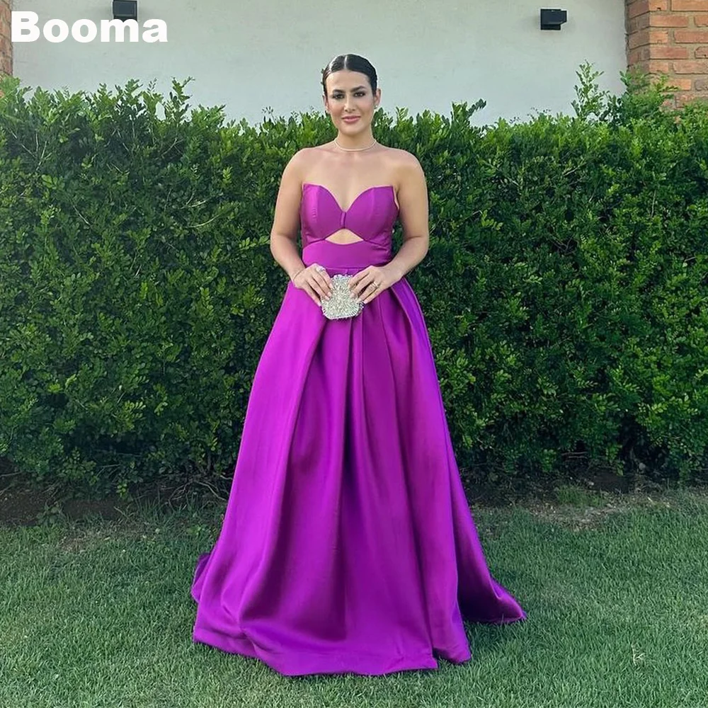 Booma A-Line Prom Dresses Sweetheart Party Gowns Sleeveless Wedding Guest Dresses for Women Long Evening Dresses