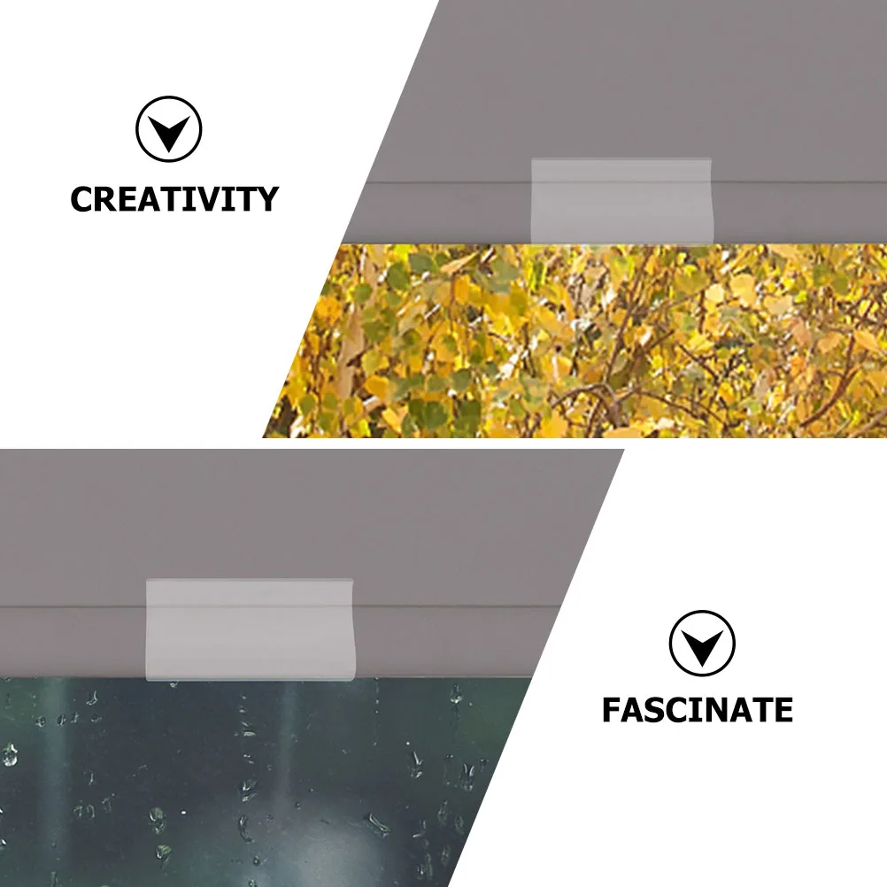 

2 pcs Plastic Roller Shutter Grips Clear Wear Resistant Lightweight Fixing For Cordless Blinds Roller Curtains Shutter Blind