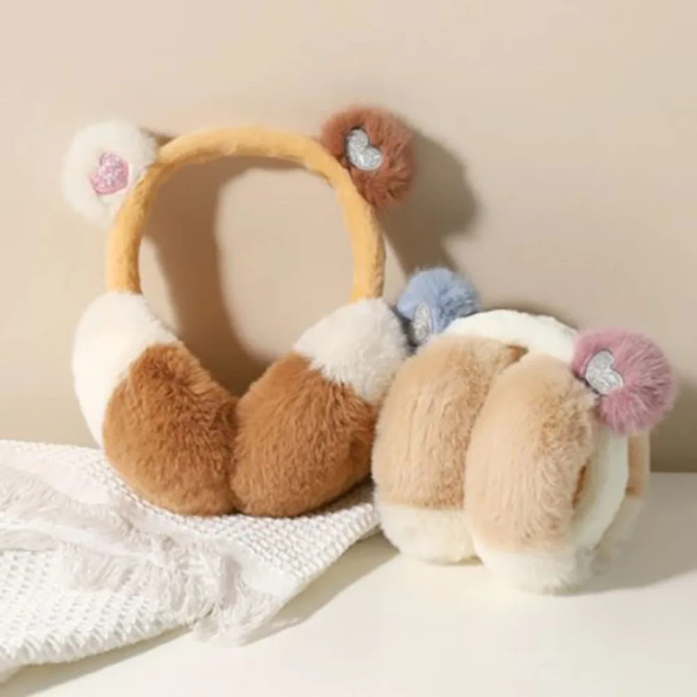 Soft Plush Earmuffs for Women Men Ear Warmer Kids Ear-Muffs Cover Outdoor Girl Cold Protection Winter Warm Fur Headphones Earlap