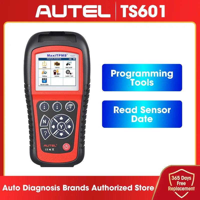 

AUTEL MaxiTPMS TS601 TPMS Tool Automotive Tire Repair Tools Sensor Progarmming/Relearn/Activate for Tire Pressure