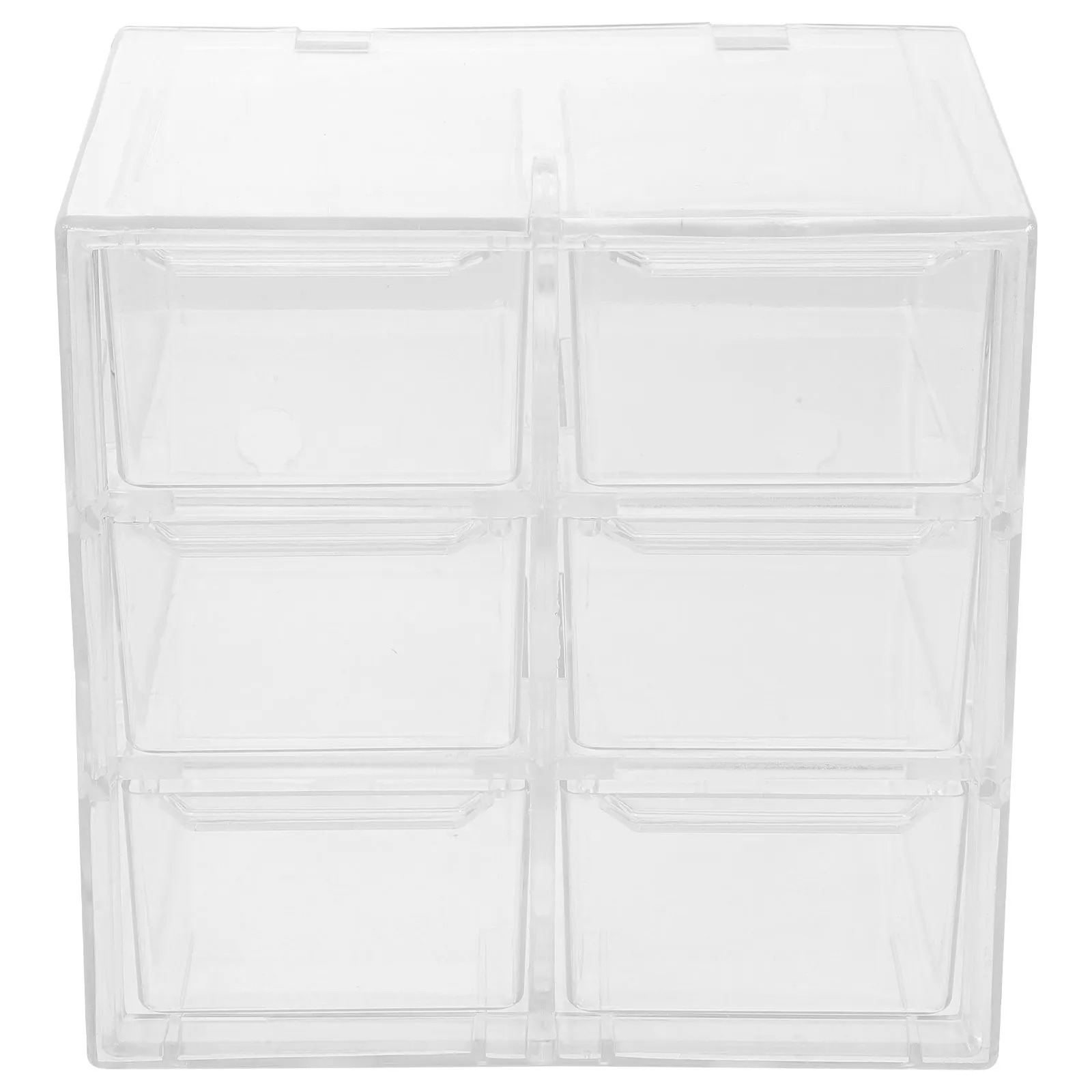 Dustproof Multi-Grid Storage Box Removable Drawers Organizer Jewelry Desktop Makeup Storage Case Holder