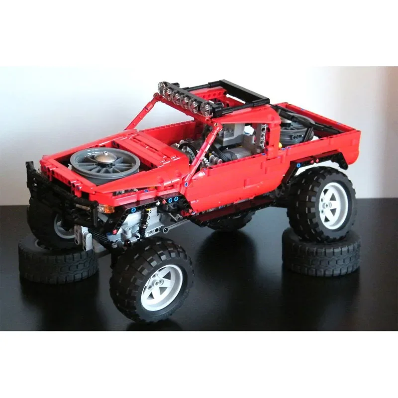 MOC-0832 Trophy Truck with Continuously Variable Transmission Building Block Model 1124 Parts Children's Building Block Toy Gift