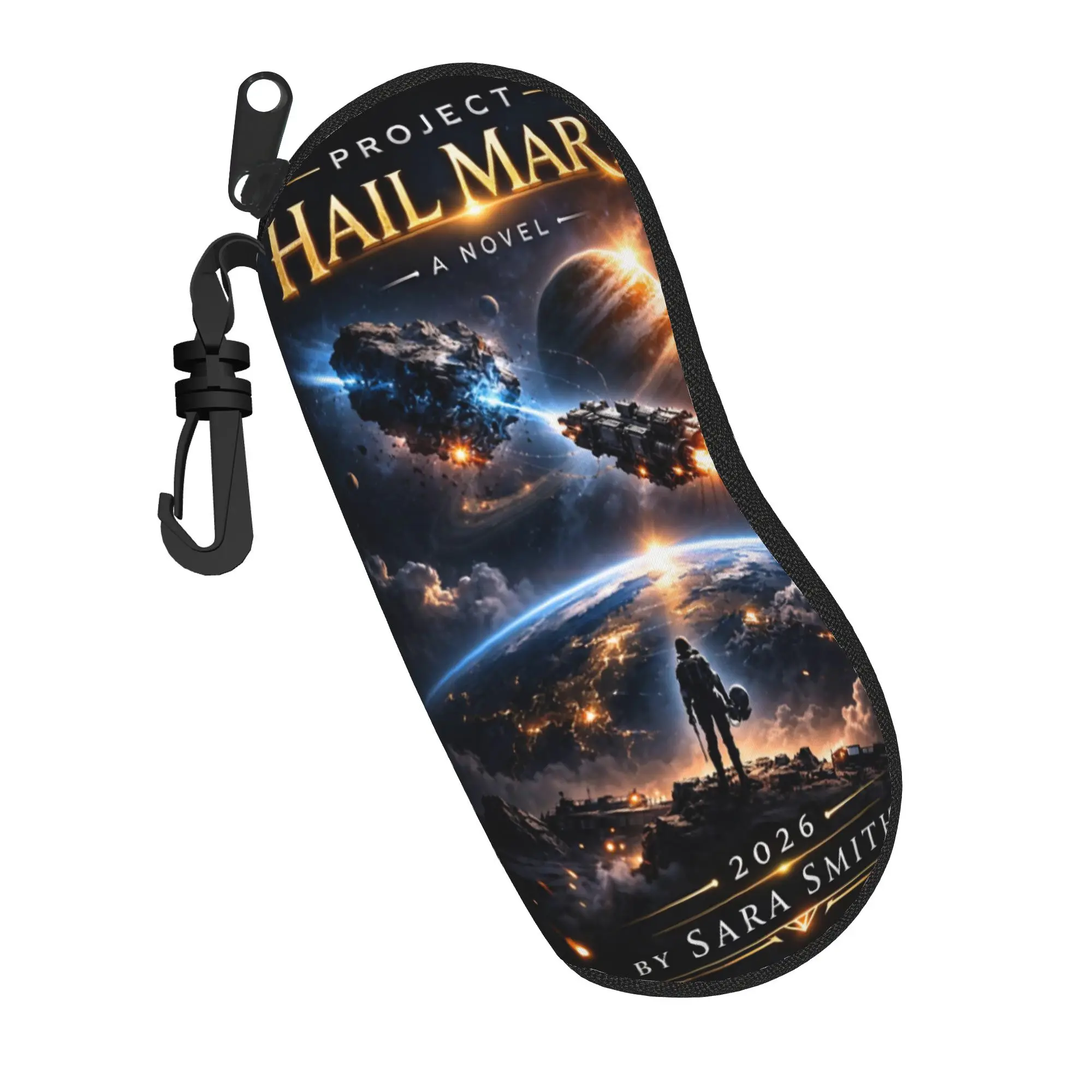 Kawaii Cartoon Glasses Case Project Hail Mary Movie 2026 Accessories  Zipper  Eyewear Storage Box Cartoon Eyewear Container