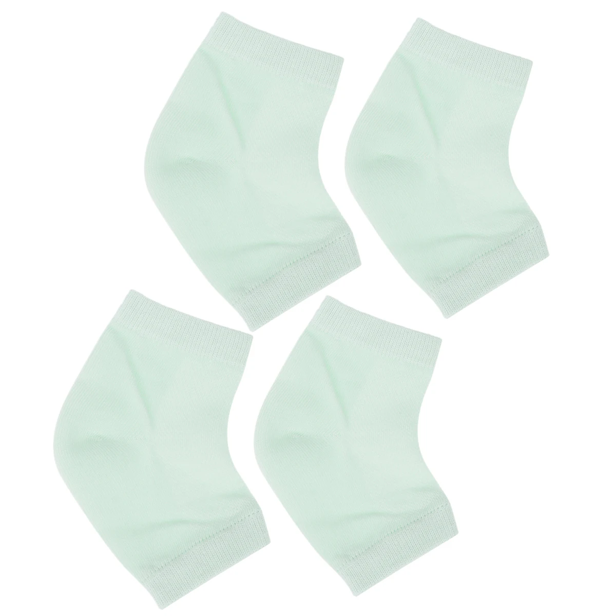 

2Pairs Moisturizing Gel Socks Soft Heel Anti crack Polyester Cotton Breathable Shock Absorbent Men Women Foot Care Tools