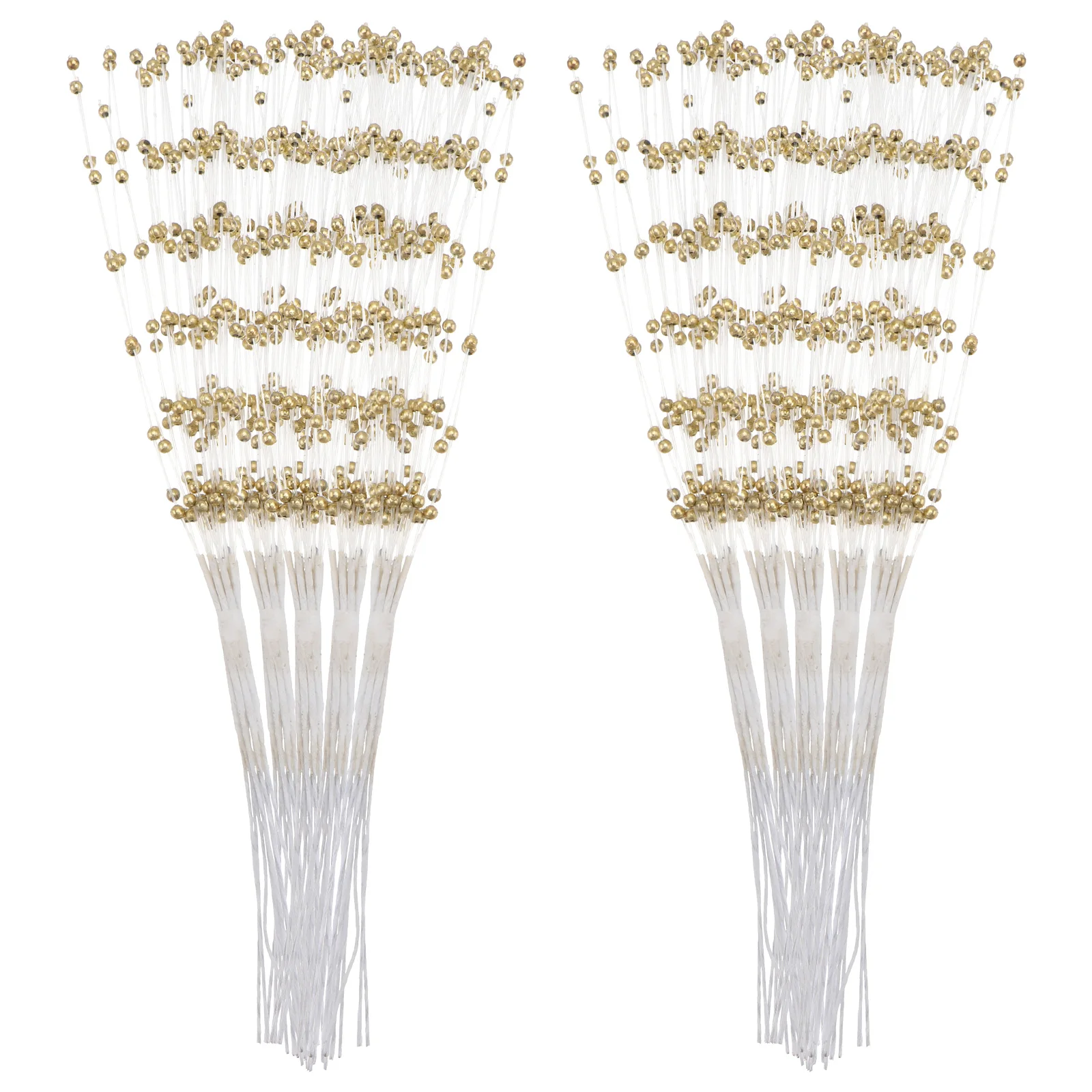 1 set di ornamenti per matrimoni, gioielli fatti a mano, perline di simulazione, perline di colore oro da 4 mm