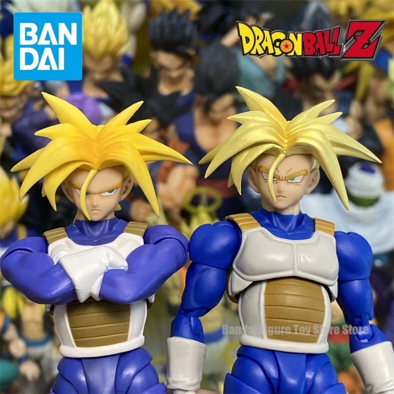 

15cm Anime Dragon Ball Trunks Action Figure Trunks Shf Super Saiyan Statue Figurine Pvc Model Ornament Collection Room Kids Doll