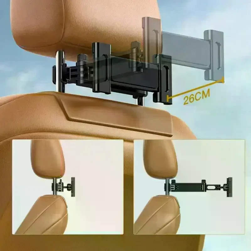 

Telescopic Car Rear Pillow Phone Holder Tablet Car Stand Seat Rear Headrest Mounting Bracket For Phone Tablet 4-11 Inch