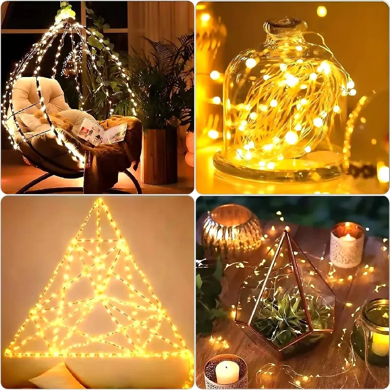 

Fairy Lights Led String Lights Mini Battery Powered Copper Wire for Bedroom Christmas Parties Wedding Centerpiece Decoration