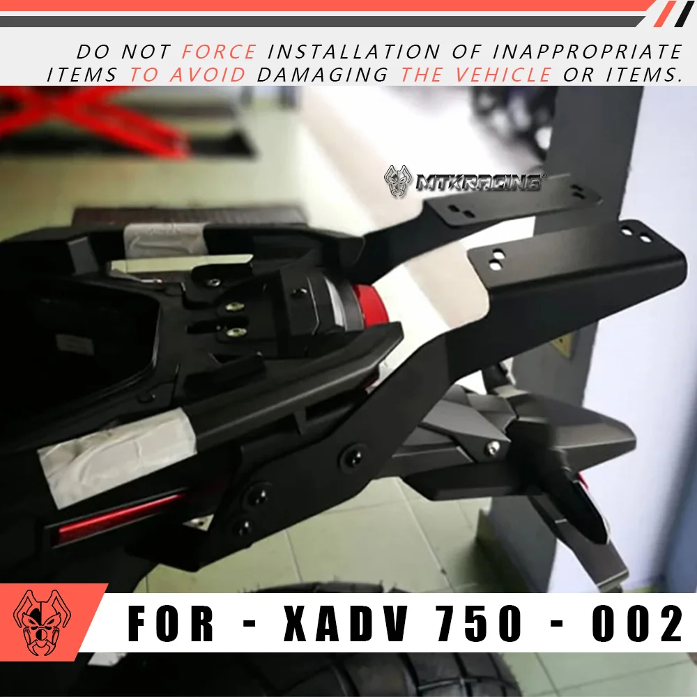 

MTKRACING Top Box Bracket For HONDA X-ADV 750 2017-2020 Rear Support Luggage Rack Saddle Support Bag Carrier Rack Kit