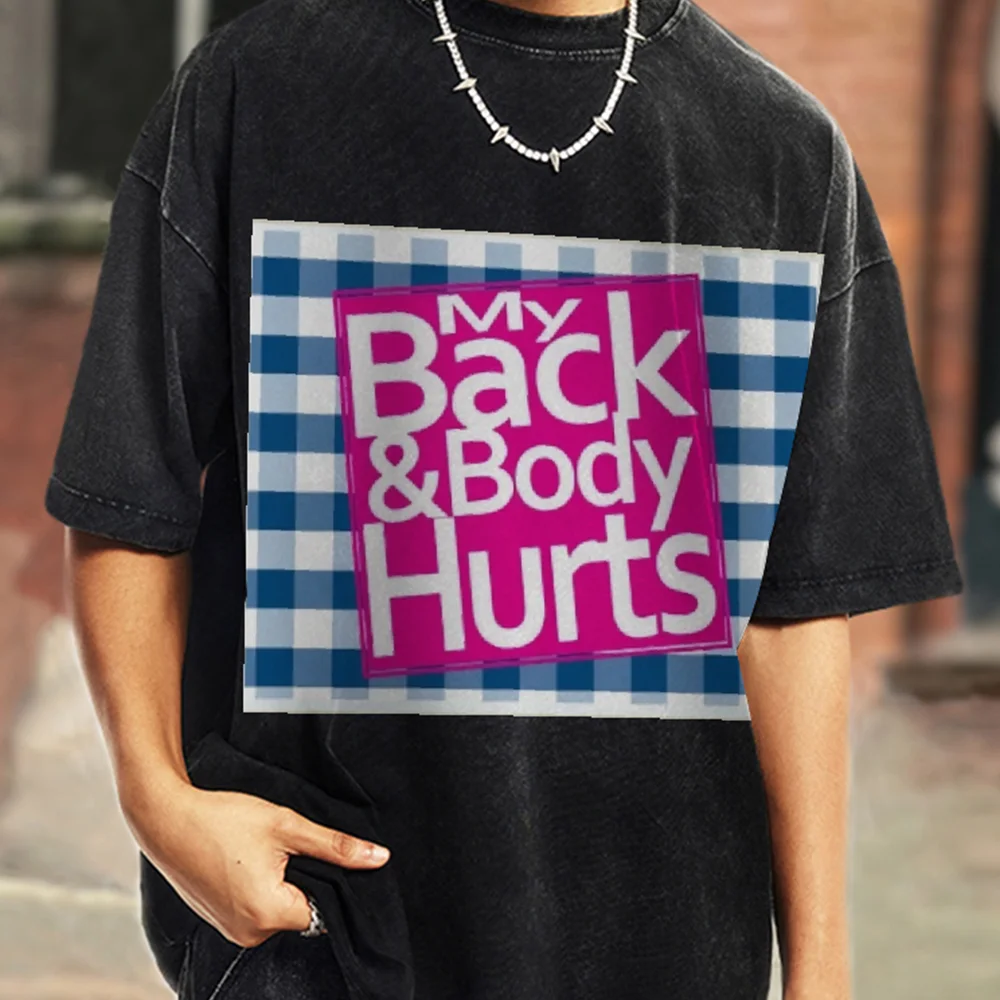 

Sweetheart Girly Alphabet Print Women's T-Shirt Unisex Wash Loose Oversized Short Sleeve Summer 2024 Fashion Handsome Top