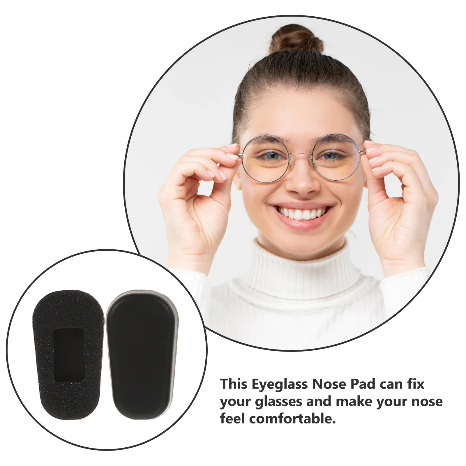 

with Anti-slip Nose Bracket Glasses Protector for Eye Pads Non Silicone Eyeglass