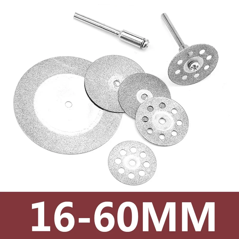 16-60MM Ultra-thin Double Sided Sand Porcelain Diamond Cutting Disc Mandrel Diamond Disc Polishing Grinding Tools