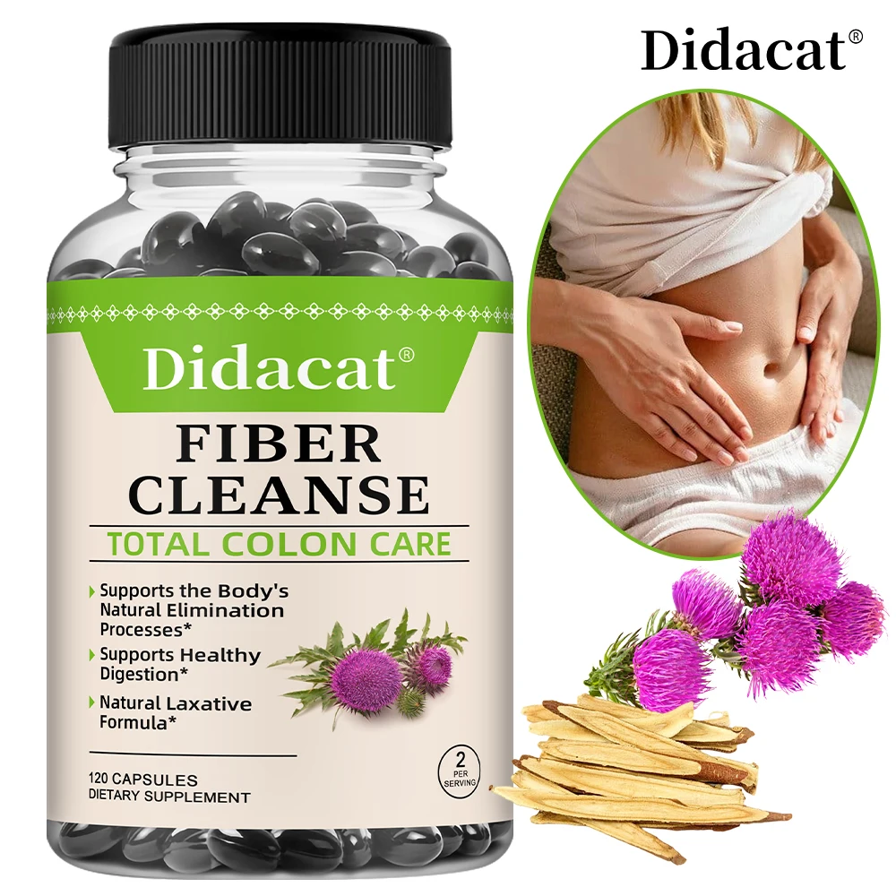 Fiber Cleanse Total Colon Care - Digestive Support, Bloat Relief, Regularity Support, Detox Support