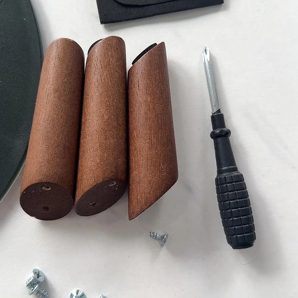 Para Base Kardon es adecuada para vidrio de 234 generación, soporte de Audio antideslizante de madera maciza para escritorio, absorbente de golpes, U4n3