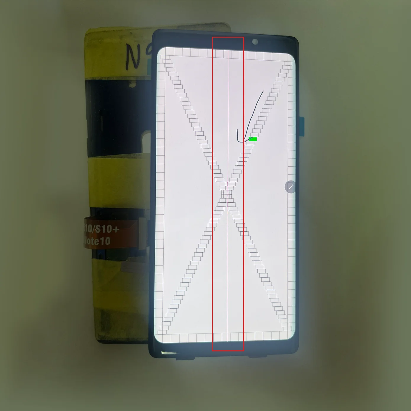 Has Defect point line for Samsung Note 9 N960 N960F LCD Display touch Screen Digitizer Assembly Replacement Parts AMOLED Display