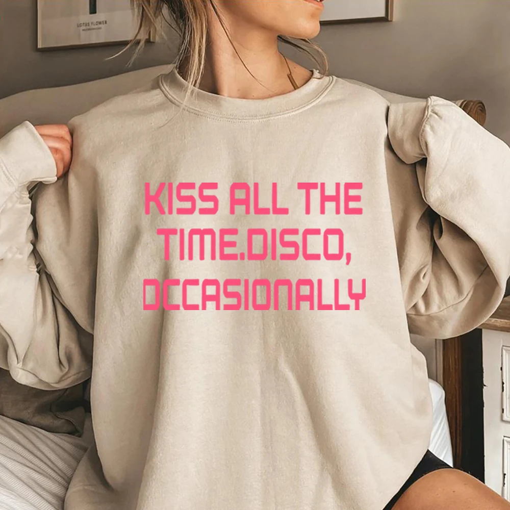 New Album Kiss All The Time Disco Occasionally Sweatshrit H-Styles Music Shirt Retro 2026 Concert Sweater Trendy Y2k Sweatshirts