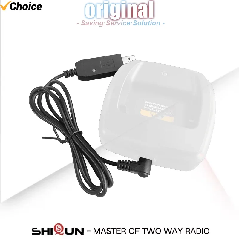 Baofeng Charger Cable UV 5R UV 82 Desktop USB Charger Cable For DM-1701 UV 10R DR-1801 Walkie Talkie UV 9R Plus UV S9 Ham Radio - view 5