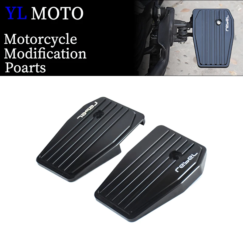 

Motorcycle Accessories Billet Wide Foot Pegs Pedals Footrest Footpegs Fit For CMX500 Rebel CMX 500 300 Rebel500 2017-2023