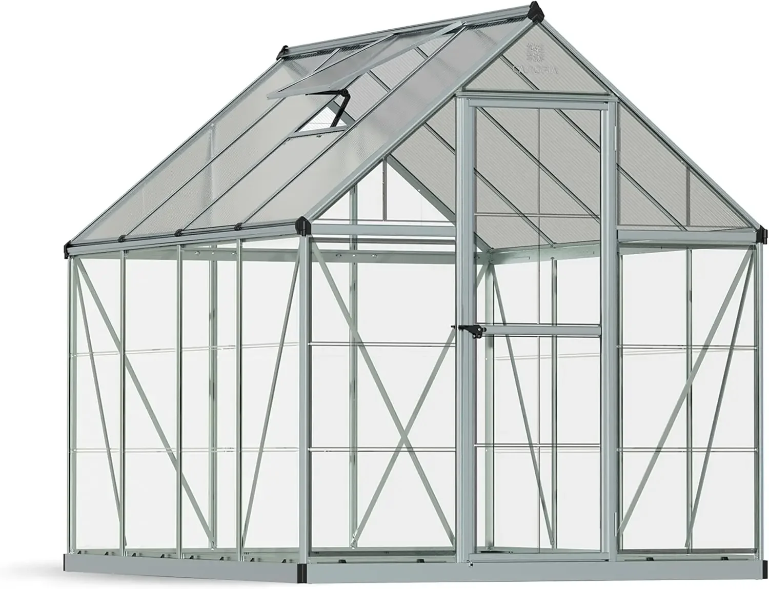 Canopia Hybrid 6' x 8' Greenhouse - Silver