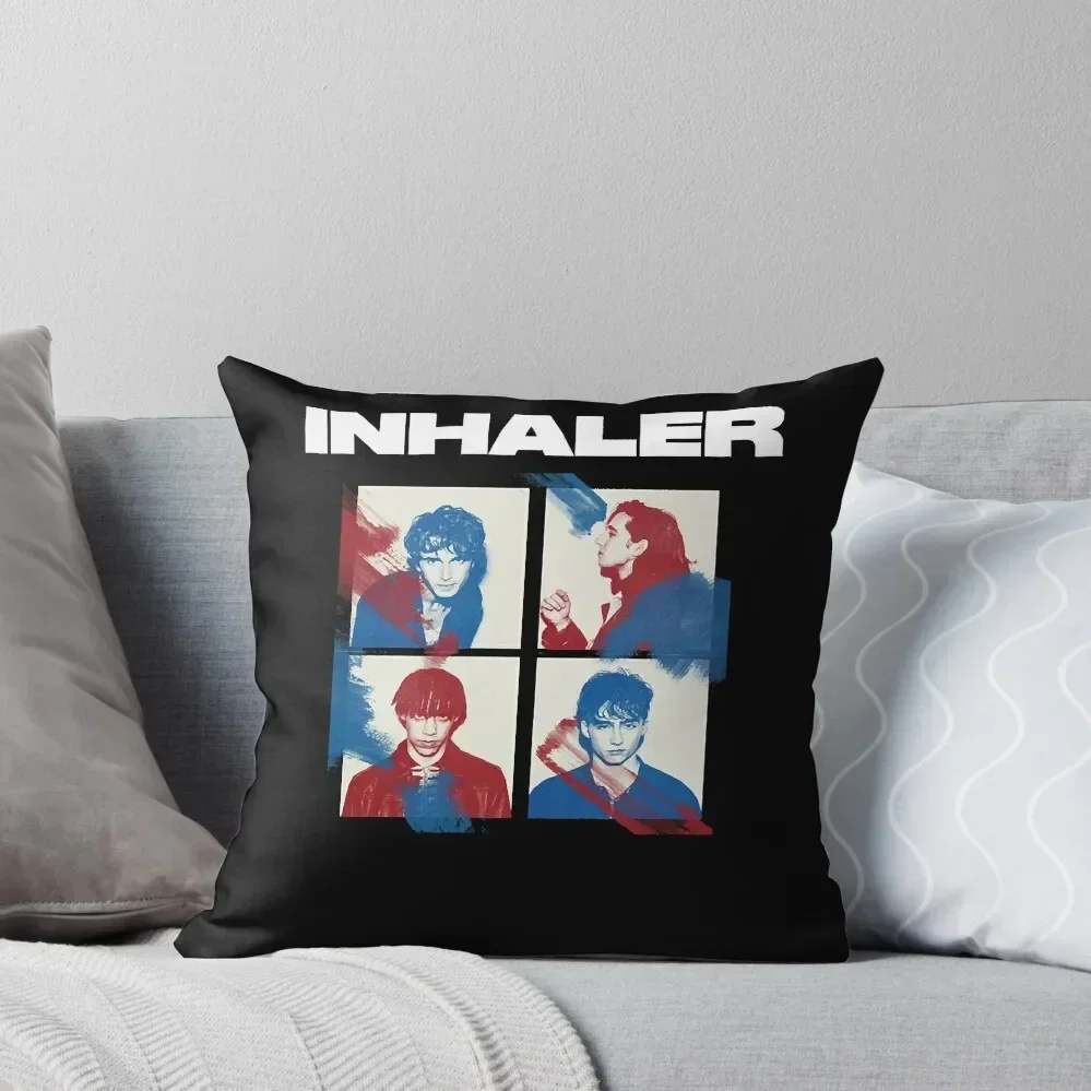 inhaler band, inhaler, band, elijah hewson, indie, josh jenkinson Throw Pillow sleeping pillows pillow pillowcase pillow