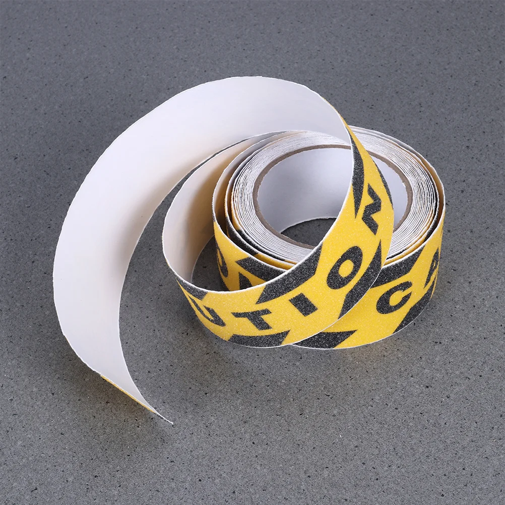 

1 Set Black Yellow Pvc Quartzite Non Skid Safety Tape Self Adhesive Anti Slip Sticker For Stairs Walkways Floors Warning Grip