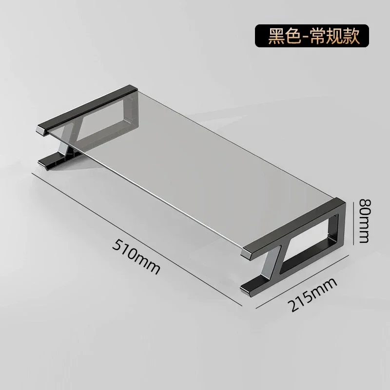 Glas-Laptop-Ständer, Metall-Computerhalterung, Notebook-Halter für MacBook Air Pro – Computer-Ständer-Zubehör