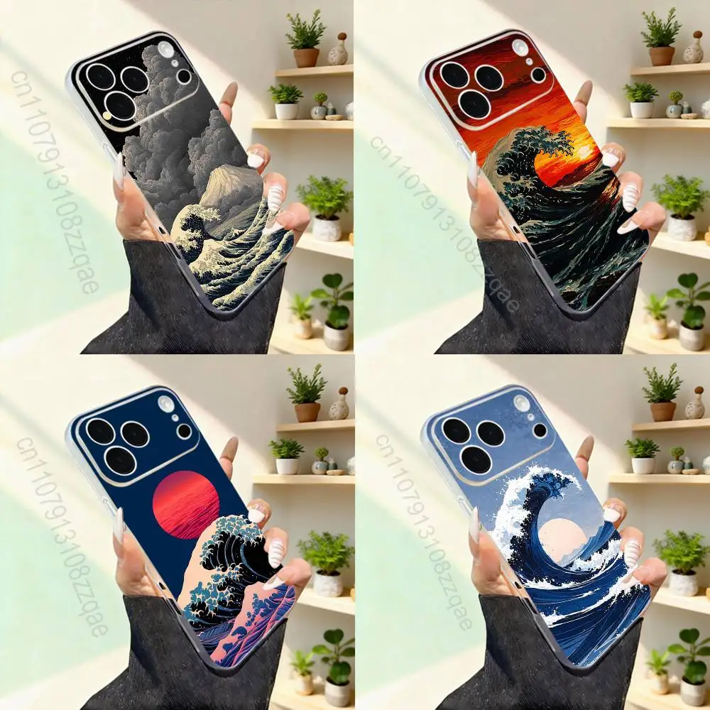 

Great Wave Off Kanagawa Cute For iPhone 17,16,15,14,13,12,11,Pro,Max,Plus,Mini,SE4,E Magnetic For Magsafe Wireless Phone Case