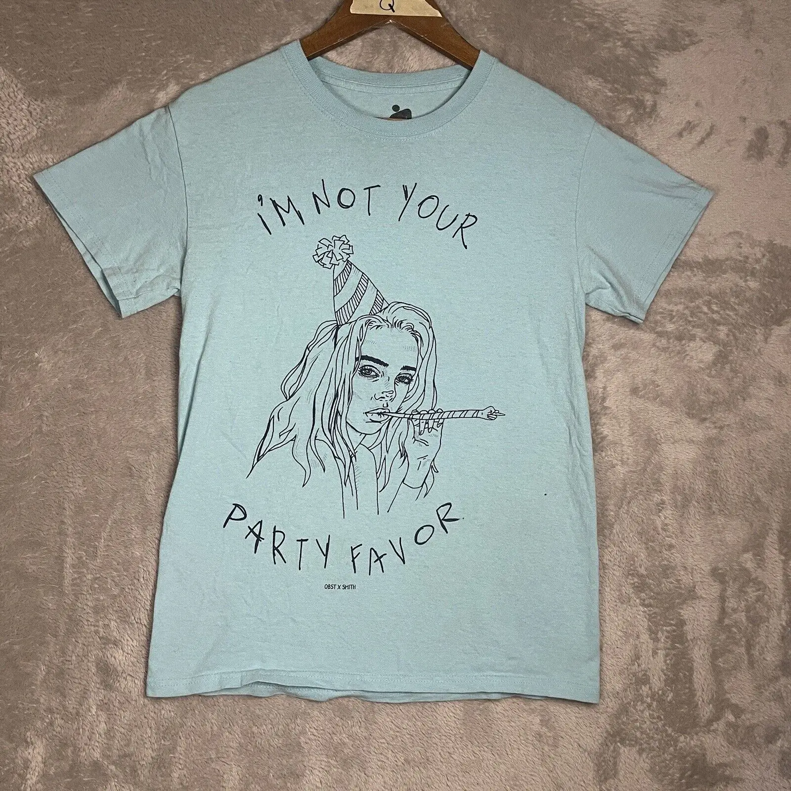 Billie Eilsih I'm Not Your Party Favor Graphic T-Shirt - Adult Size Small