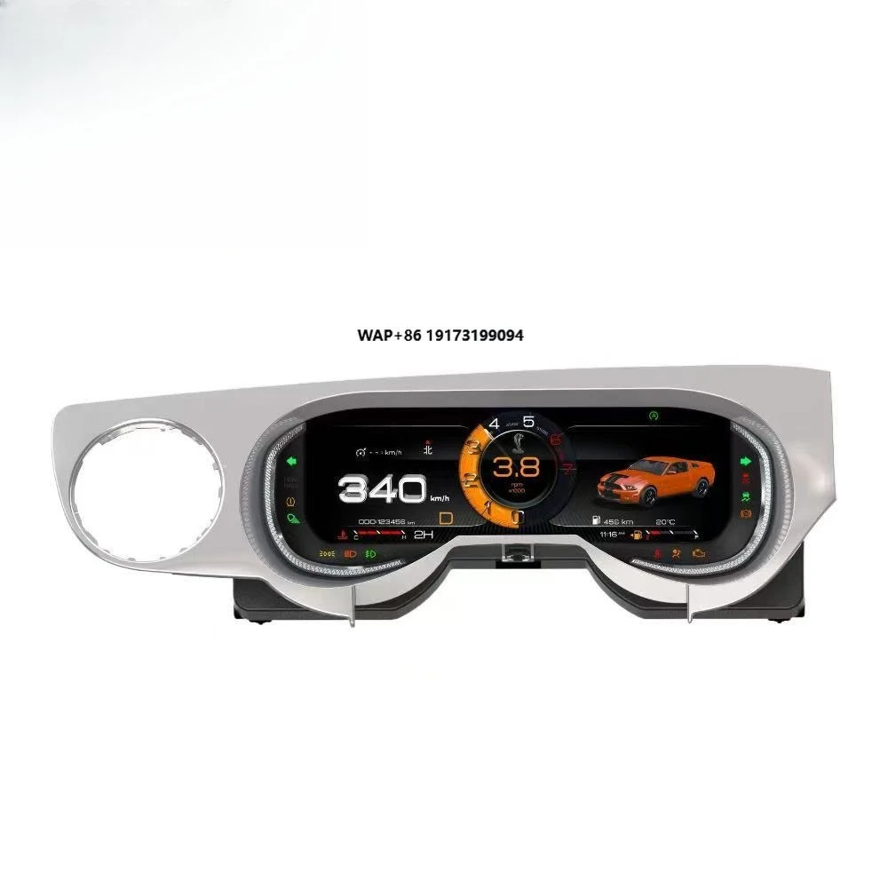 

High-Quality Full LCD Virtual Cockpit for Mustang 2005-2015 | Digital Instrument Cluster