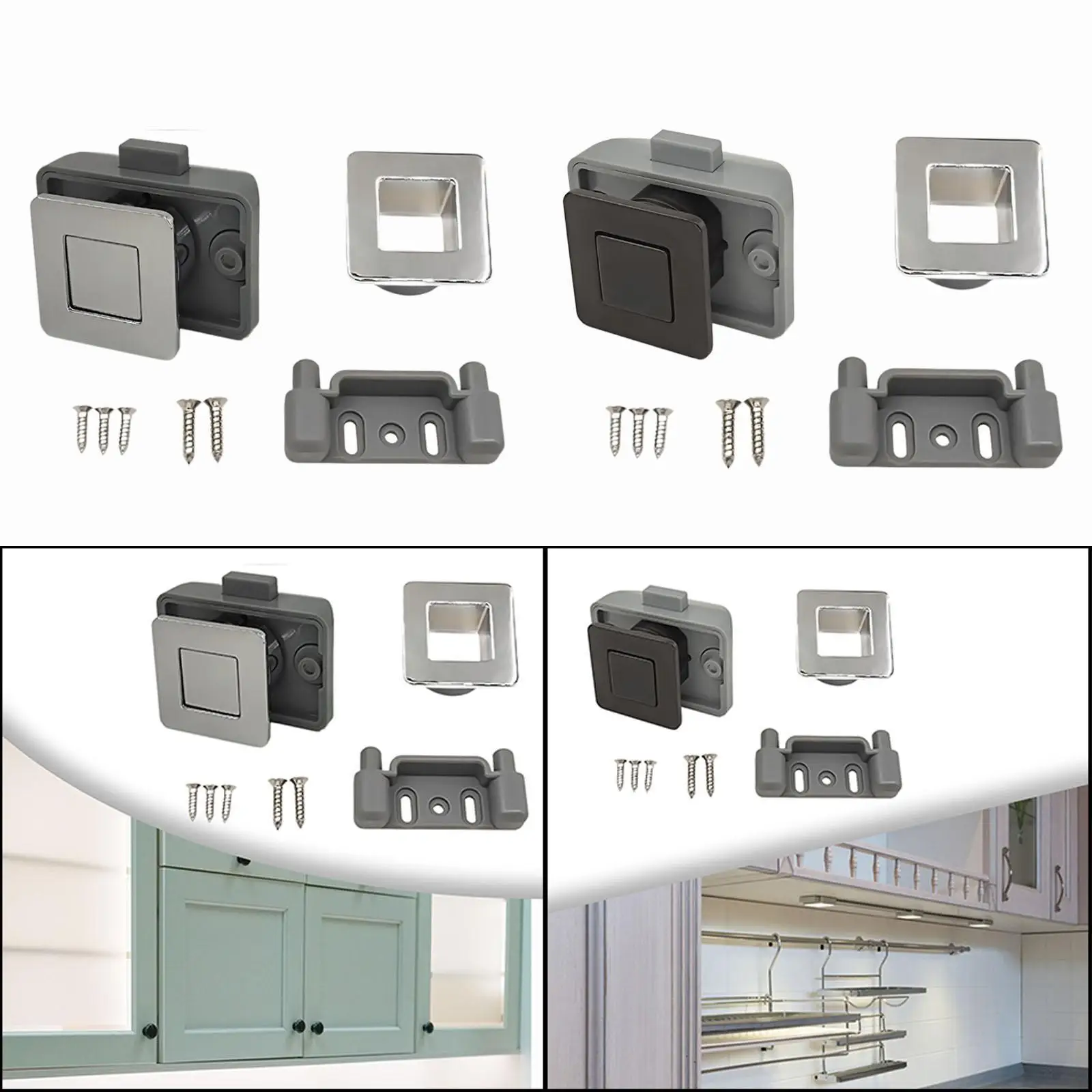 Blocco a pulsante Camper Blocco a pressione per auto Professionale Keyless Square Bss302-1 Push