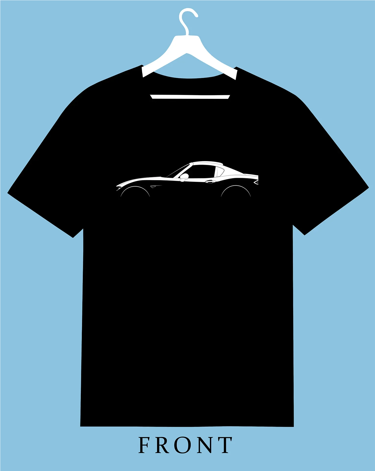 

0811 Maz.da 24 MX-5 Miata RF (ND) Silhouette 2025 Men Women T Shirt Casual Racing Car fans Logo tee Enthusiast Graphic Summer Sh