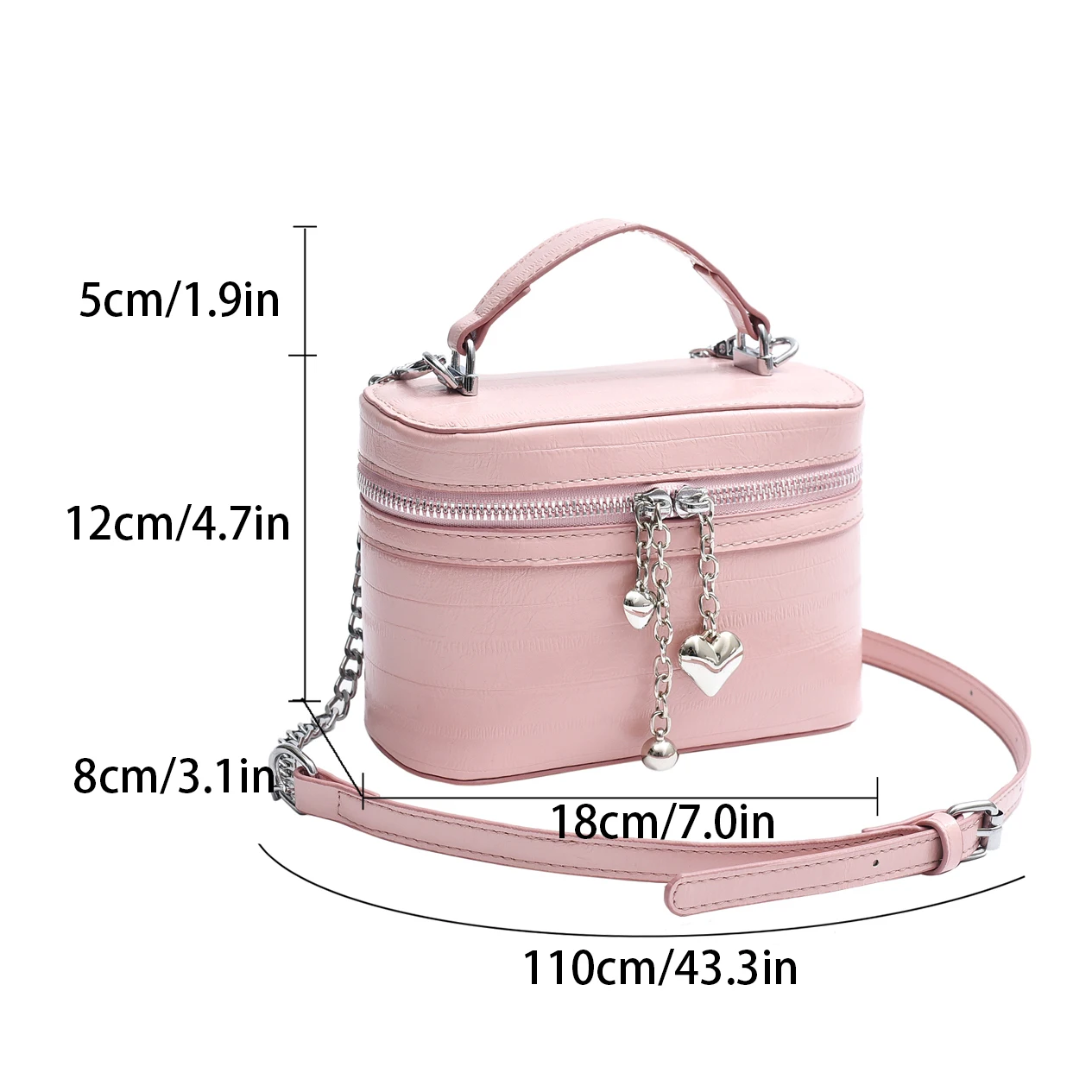 Luxury Designer Bag For Women Solid Pu Leather Handbag And Purse Fashion Box Lipstick Bag Lady Mini Small Crossbody Bag Silver ﻿