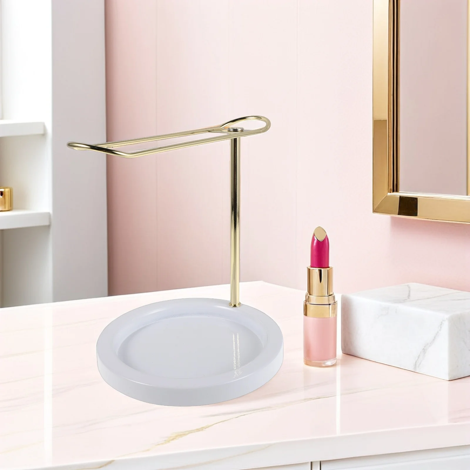 

Metal Jewelry Organizer Multifunctional Countertop Storage Rack For Bracelets Rings Necklaces Watches Hair Accessories