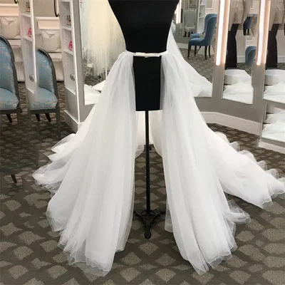 Saia Bubble de malha nupcial feminina, branco marfim, cintura alta, grande, festa, novo