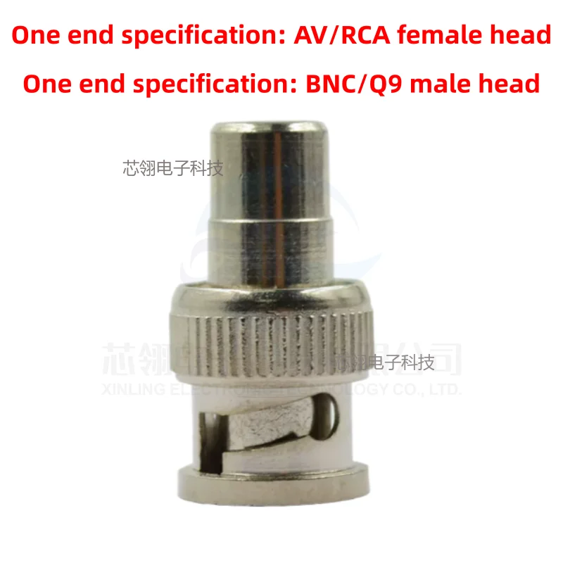 10/100pcs Surveillance video BNC male to RCA female BNC connector to AV female RCA lotus connector AV direct female adapter